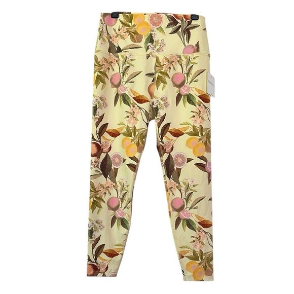 Beyond Yoga Pants - Beyond Yoga Olympus High Waist Leggings Limoncello Leafy Citrus NEW Size XL